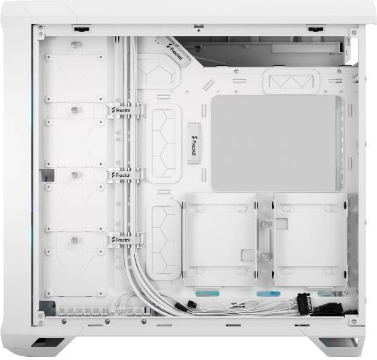 Kasë Fractal Design Torrent White RGB TG Clear Tint, Midi Tower, Tempered Glass, e bardhë