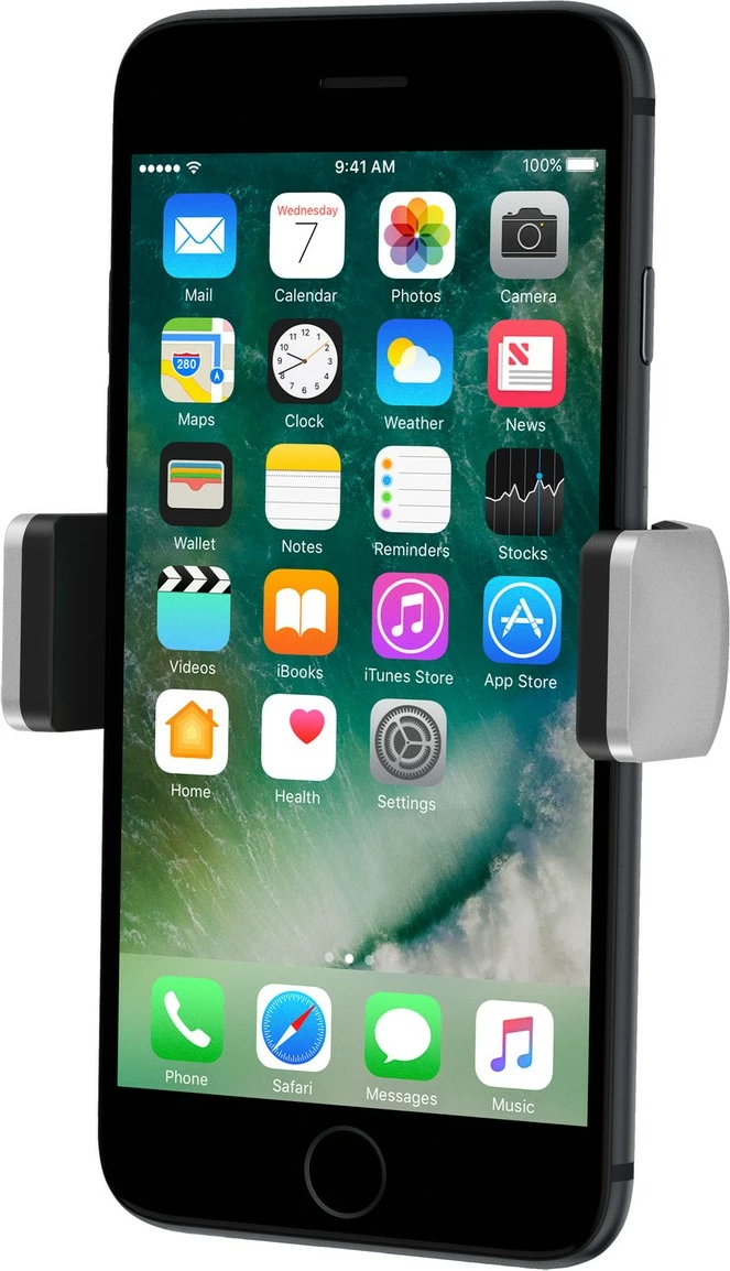 Mbajtës pasiv për celular Belkin F7U017bt, për veturë, i zi, argjendtë