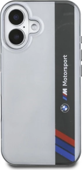 Mbështjellës BMW M Motorsport për iPhone 16 Plus, Gri