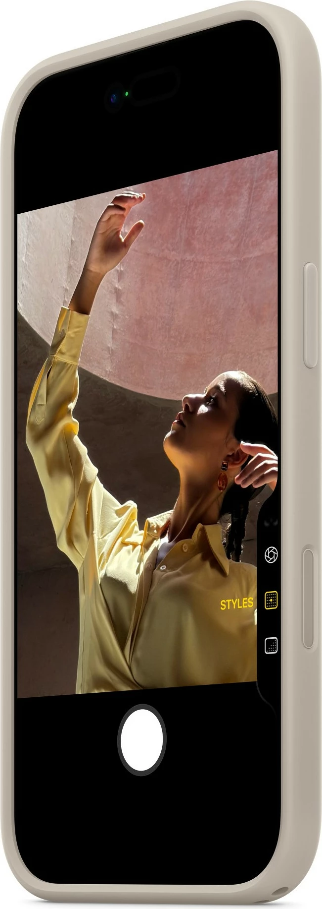 Mbështjellës Apple Bumper iPhone Air mandel