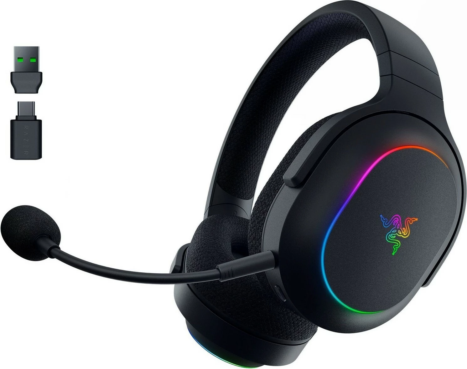 Kufje wireless Razer Barracuda X Chroma, Bluetooth, USB-C, e zezë