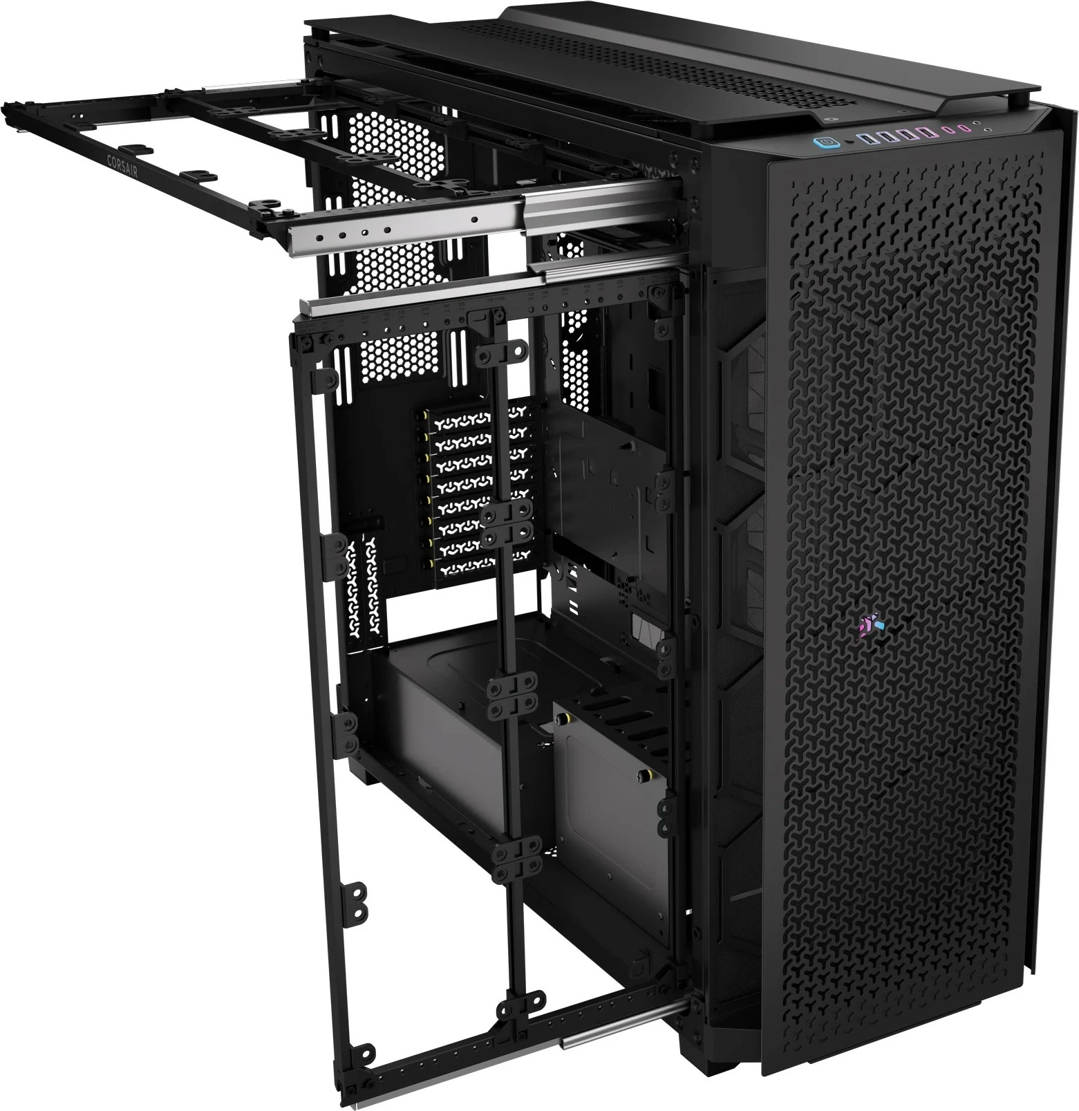 Kasë Corsair Frame 9000D RGB, Super Full Tower, ATX, e zezë