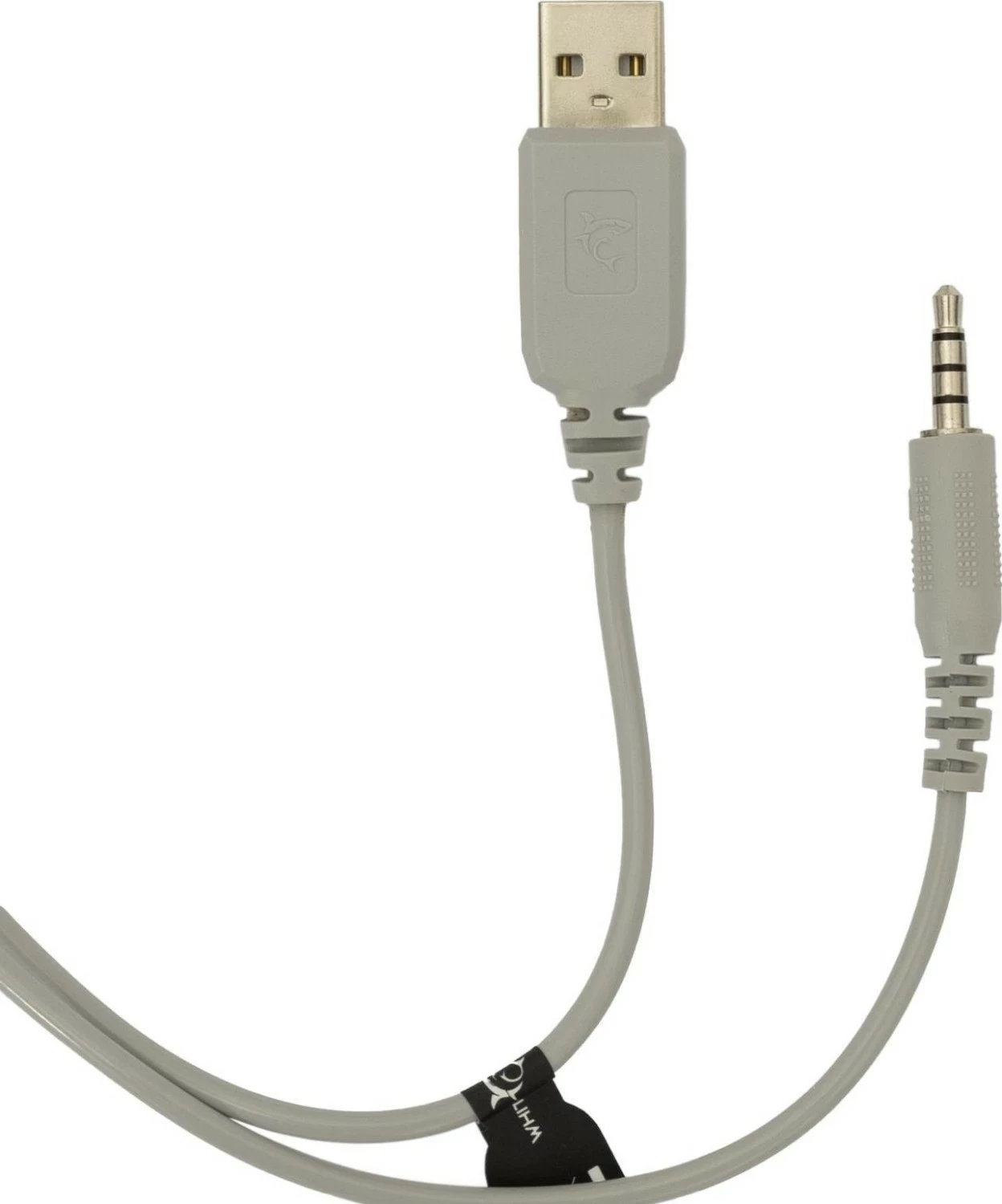 Kufje gaming White Shark Firefly, me mikrofon, USB-C + Jack, të bardha