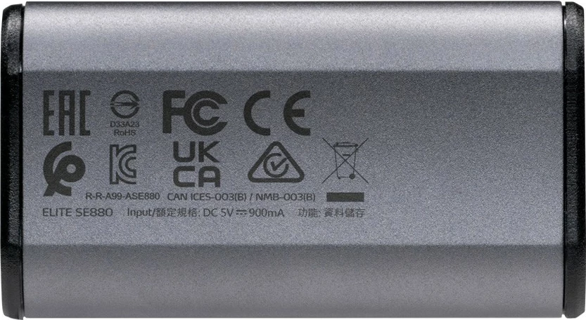 Disk i jashtëm SSD Adata SE880, 500GB, USB 3.2 Gen2x2, Titanium