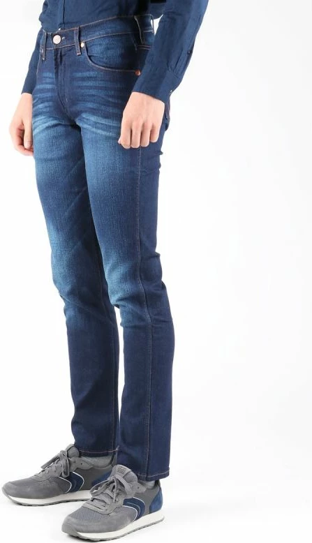 Jeans për meshkuj Wrangler, të kaltër