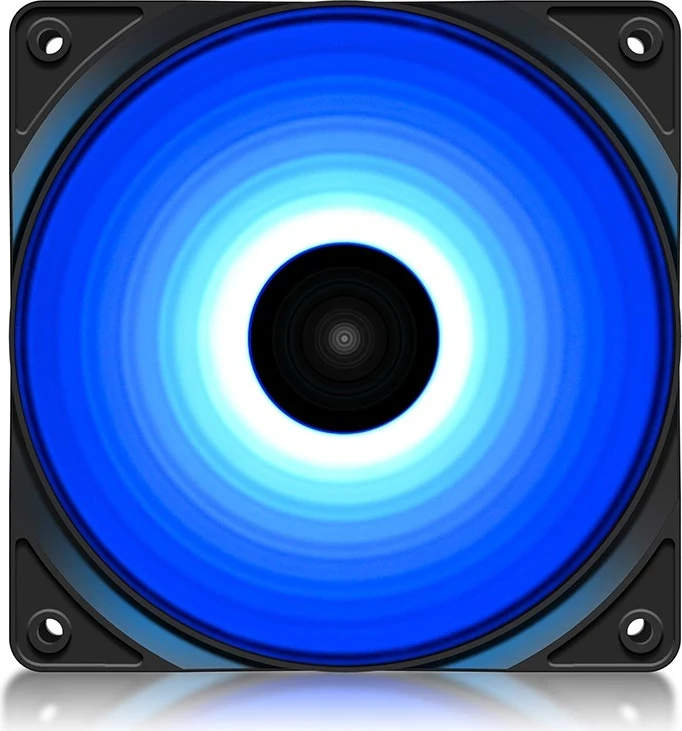 Ventilator për Kasë Kompjuteri DeepCool RF120B, 12 cm, Zi dhe Transparent