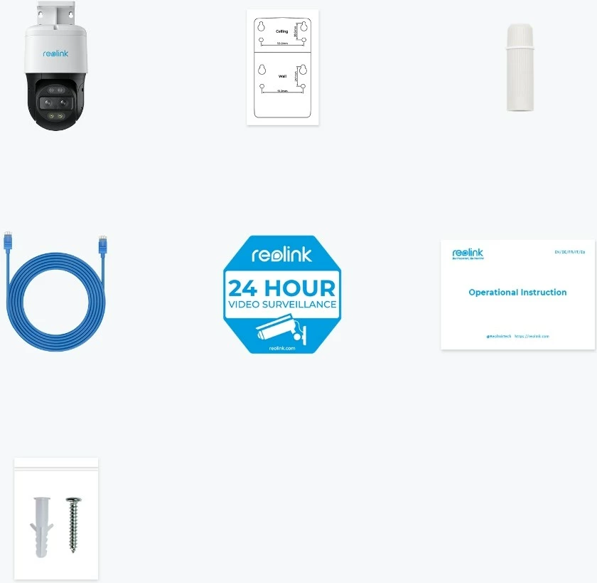 Kamerë Reolink TrackMix P760, 4K, Dual View, PoE, Bardhë