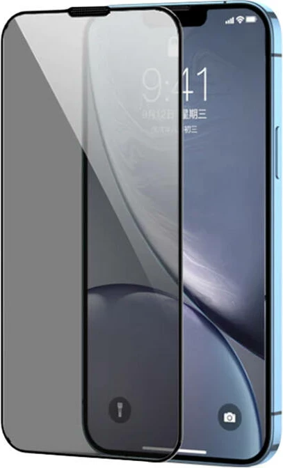 Xham i temperuar Joyroom HQ-Z36 për iPhone 15 Pro Max, me kornizë të zezë