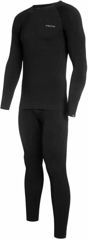 Termoaktiv veshje Viking Roni Bamboo për meshkuj, e zezë