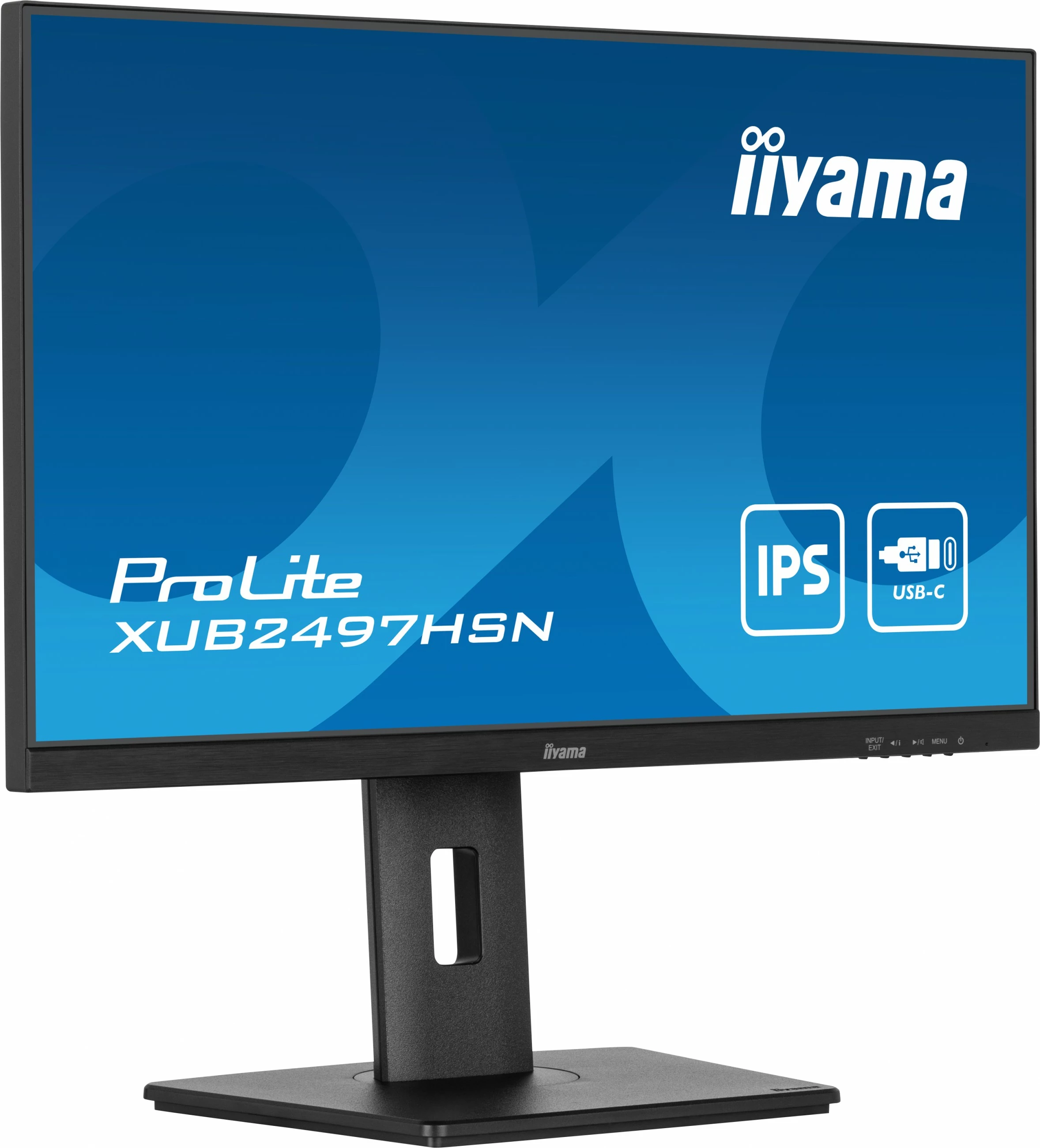 Monitor iiyama ProLite XUB2497HSN-B2, 23.8", FHD, IPS, 1ms, 100Hz, USB-Hub, Speaker, i zi