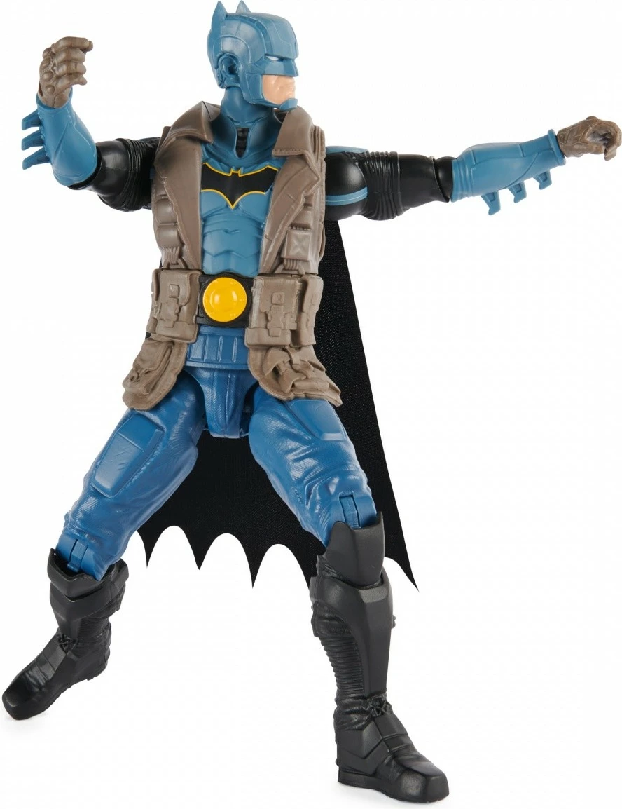 Figurë aksioni Batman Spin Master 6055697, 12 inç, Blu/Gri