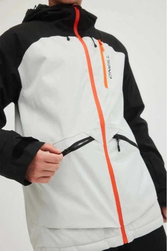 Jakne ski ONeill për meshkuj, të bardhë