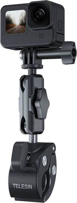 Mbajtës universal për timon Telesin GP-HBM-003 për kamera sportive, i zi