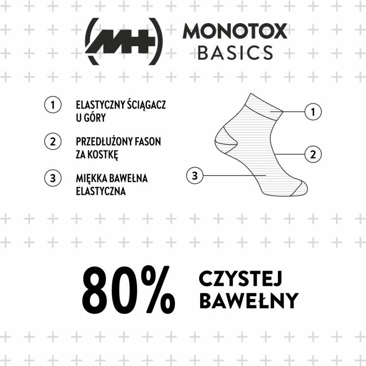 Çorape Monotox, unisex, gri