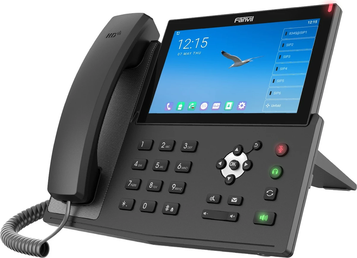 Telefon IP Fanvil X7A V2, ekran me prekje, i zi