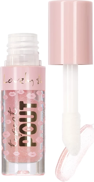 Top coat për buzë Lovely Pout lip plumping 06 për femra, 3g