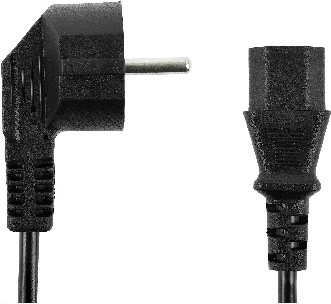 Kabllo furnizimi Accura, Schuko - C13, 5m, e zezë