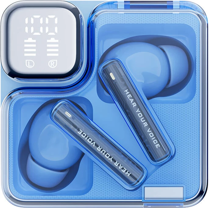 Kufje TWS QCY MeloBuds Neo T31, in-ear, Bluetooth 5.3, ANC, kaltër