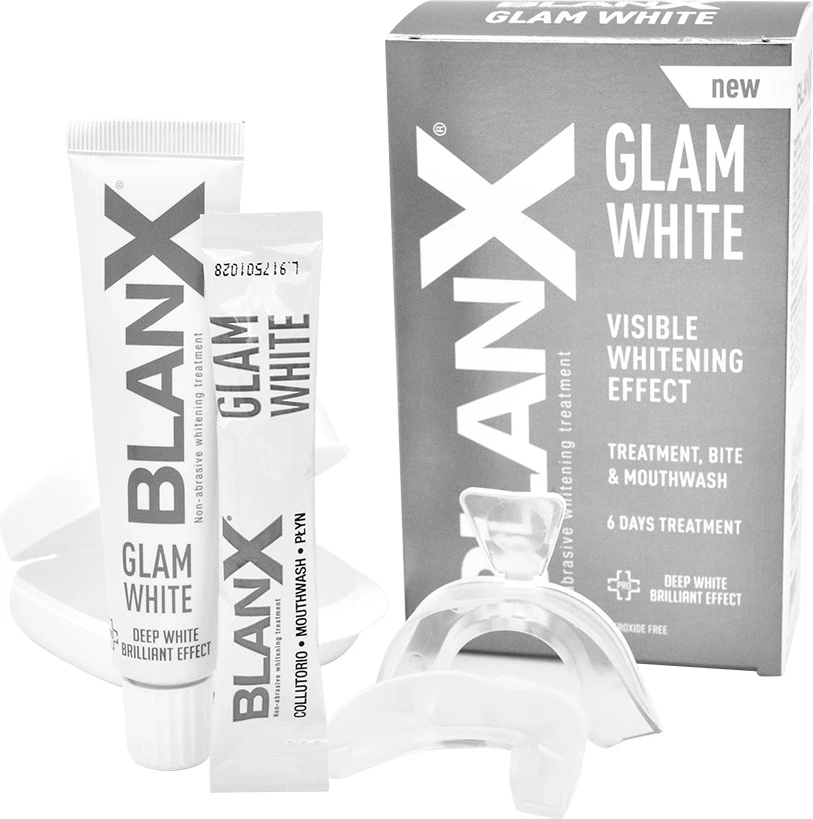 Trajtim zbardhës për dhëmbë BlanX Glam White 6-day