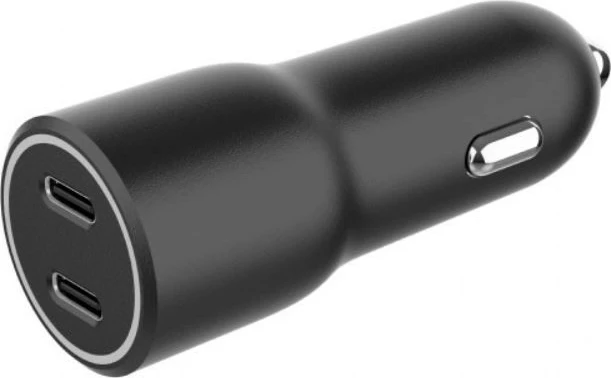 Karikues veture Gembird TA-UC-C2PD40-CAR-01, 2x USB-C, 40W, Zi