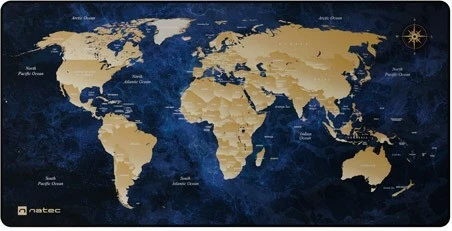 Mauspad Natec School, për gamerë, 800x400mm, zi-verdhë