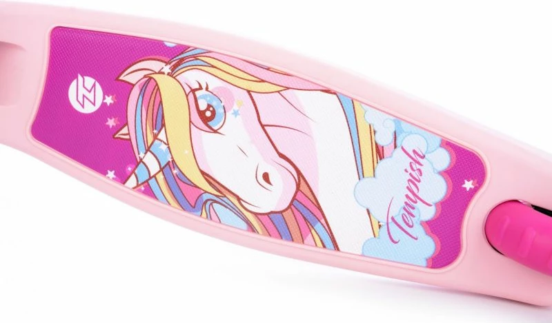 Trotinet për fëmijë Tempish, jeshile dhe rozë