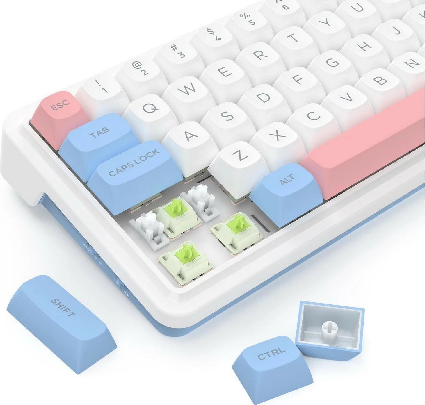 Tastierë Redragon K709WBP-RGB-PRO, mekanike, RGB, e bardhë