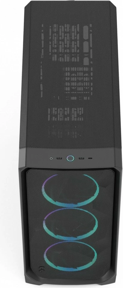 Kasë Fractal Design Meshify 3 XL, Tower, RGB, Black, Tempered Glass