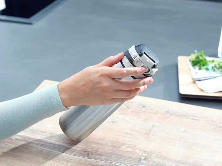 Termos udhëtimi LEIFHEIT 3272, 600 ml, çelik inoks, argjend