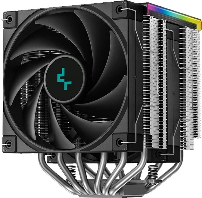 Kasë ftohëse procesori DeepCool AK620 DIGITAL SE, 2 ventilatorë, RGB, e zezë