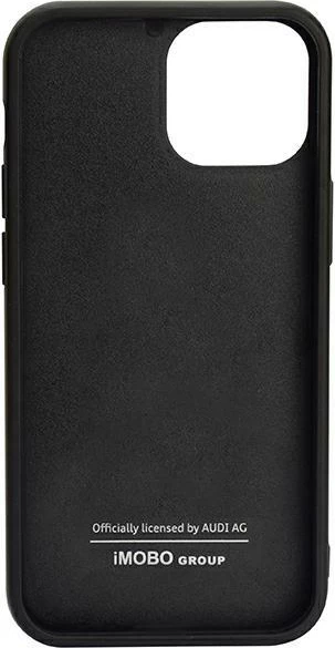 Mbështjellës Audi Carbon Fiber Stripe për iPhone 12/12 Pro 6.1", TPU, i zi