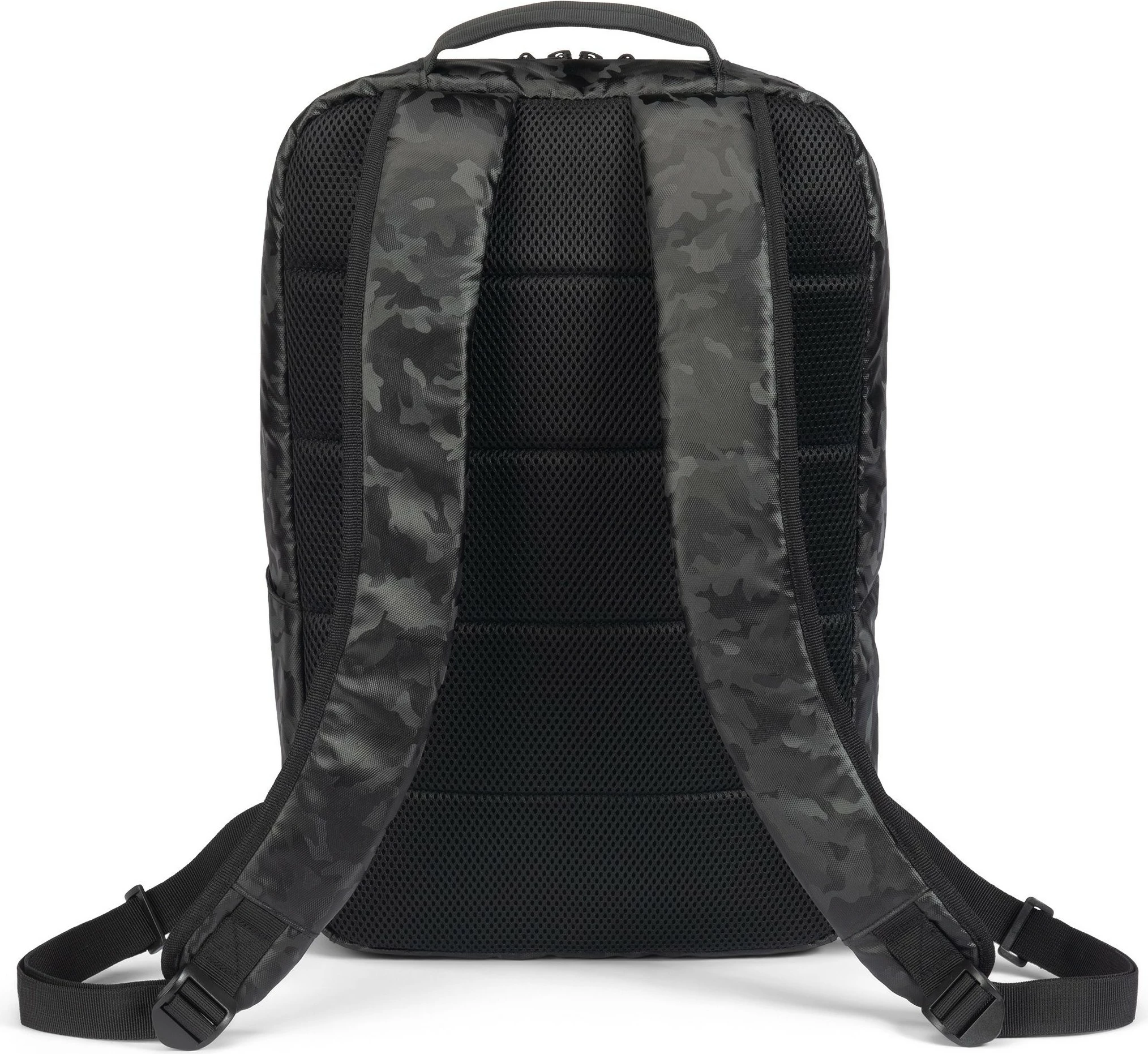 Çantë shpine DICOTA D32126, 16", xhepa të jashtëm, poliestër, kamuflazh