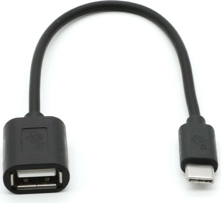 Kabllo OTG USB Type-C TB, 15cm, e zezë