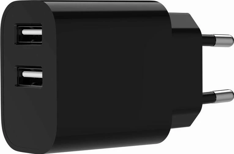 Karikues Gembird 2 x USB-A, 5V 2.4A, i zi