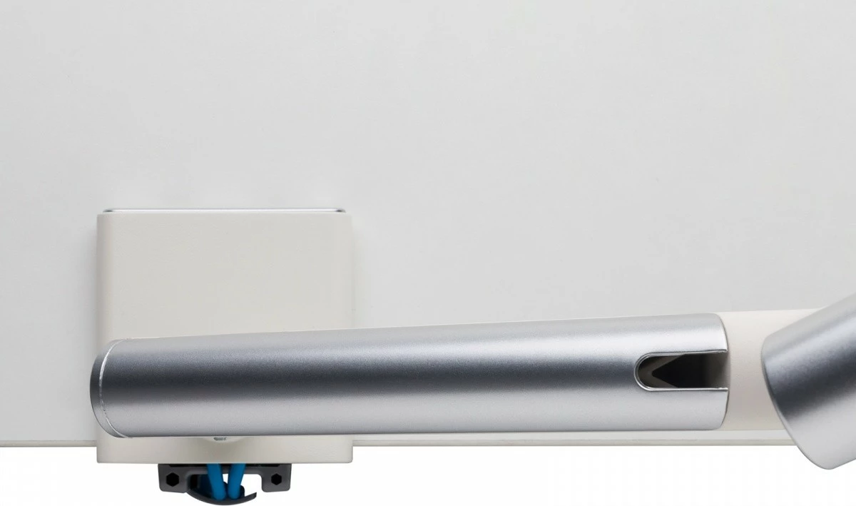 Mbajtëse tavoline për monitor ART RAMM L-19GD, 17-32 inç, 2xUSB 3.0, Alumini, Bardhë