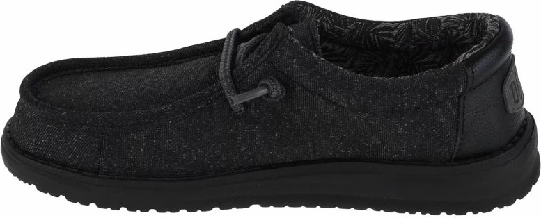 Këpucë për djem Hey Dude, të zeza