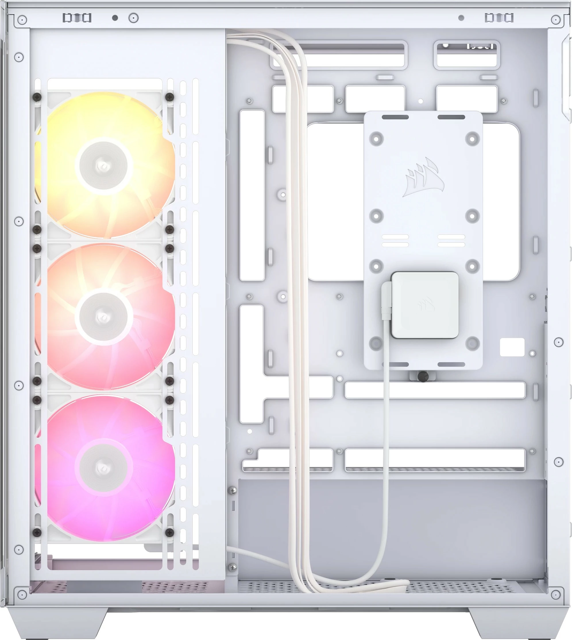 Kasë Corsair 3500X LINK RGB, Midi Tower, e bardhë