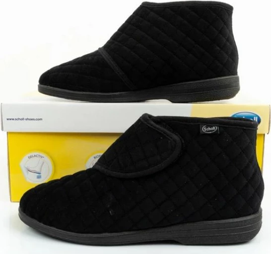 Papuqe për femra Scholl, të zeza