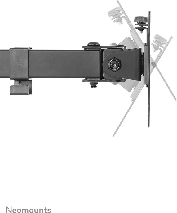 Krah monitori Neomounts FPMA-D550D4BLACK, për 4 ekrane, 13-32", rregullim lartësie, ngjyrë e zezë