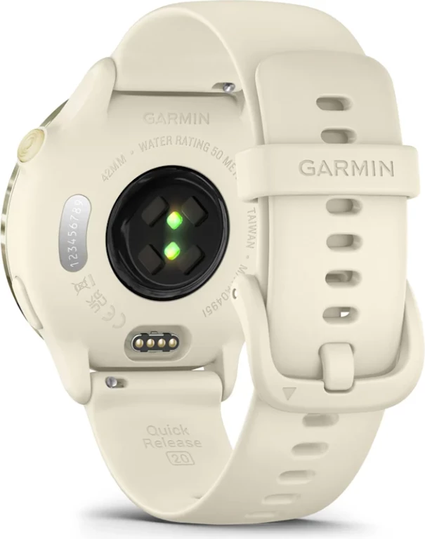 Smartwatch Garmin vívoactive® 6 – Lunar Gold, Bone Strap