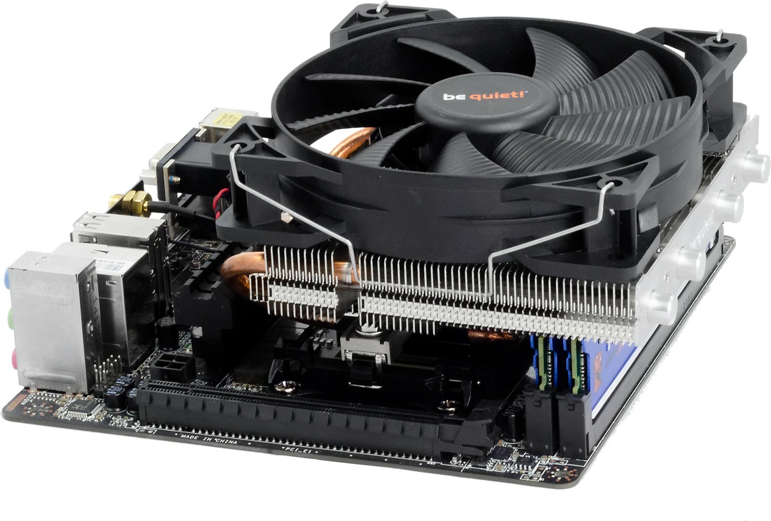 K Cooler be quiet! Shadow Rock LP, 1700, FMx, AM3/4%5, 115x, 1200, 2011, TDP 130W, Ngjyrë e zezë, bakër, argjend