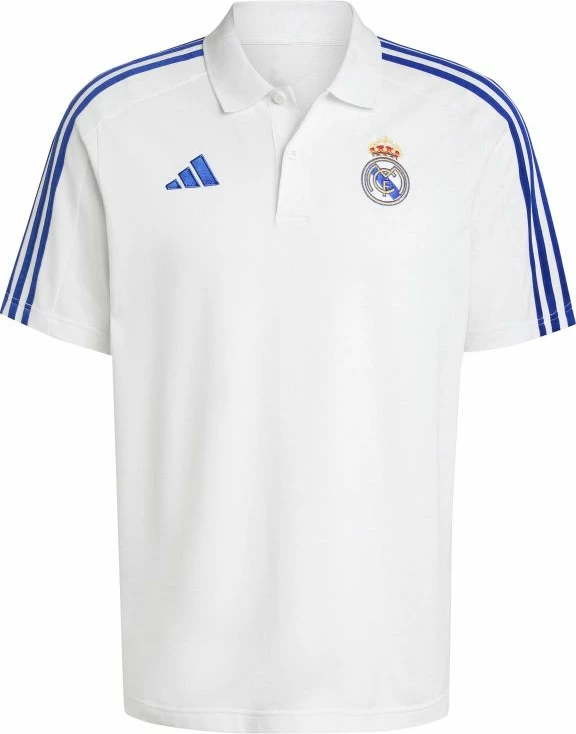 Maicë polo për meshkuj adidas Real Madrid, e bardhë