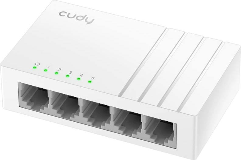 Switch rrjeti Cudy GS105U, 5 porta Gigabit Ethernet, i bardhë
