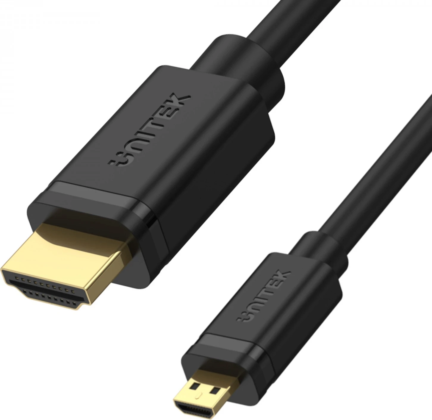 Kabllo Unitek microHDMI - HDMI 2.0m, e zezë