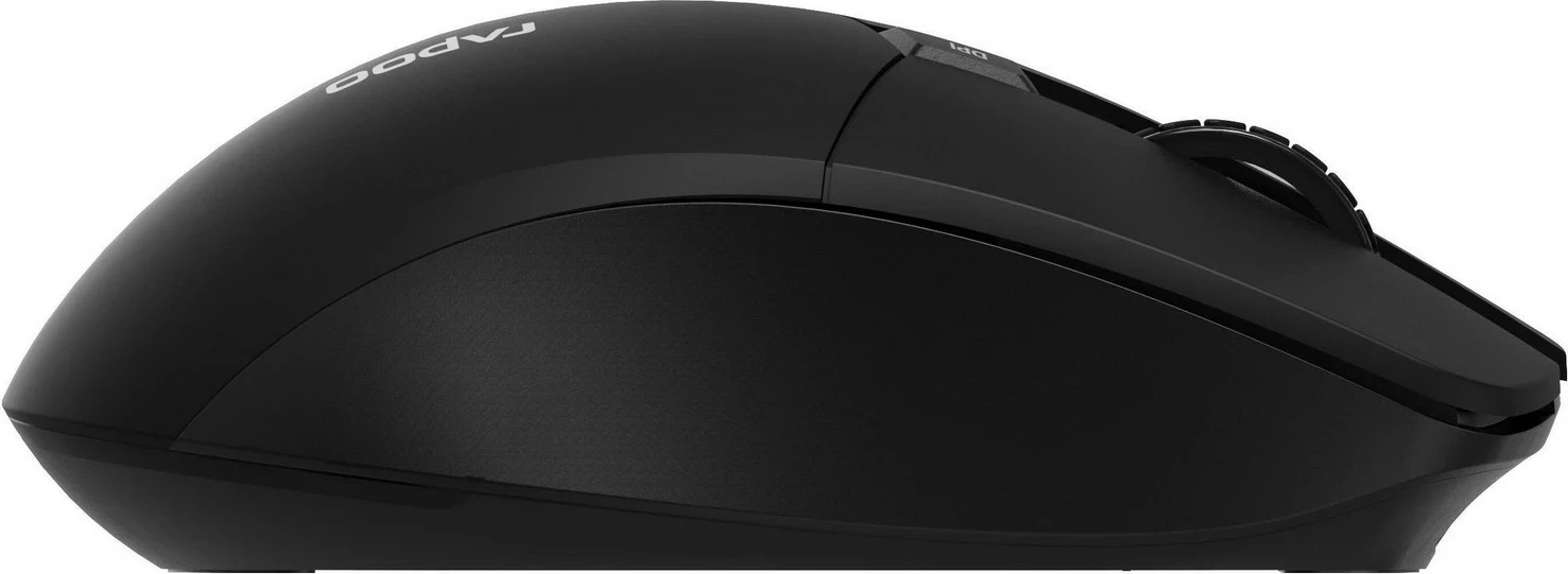 Maus ergonomik Rapoo M610, pa tela, Bluetooth/2.4 GHz, i zi