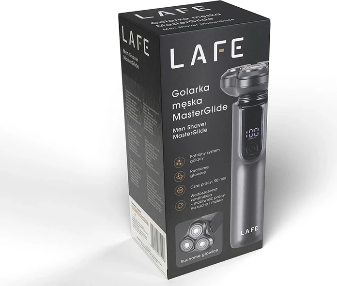 Makinë rroje Lafe MasterGlide, 3 koka, LCD display, 90 min, e zezë