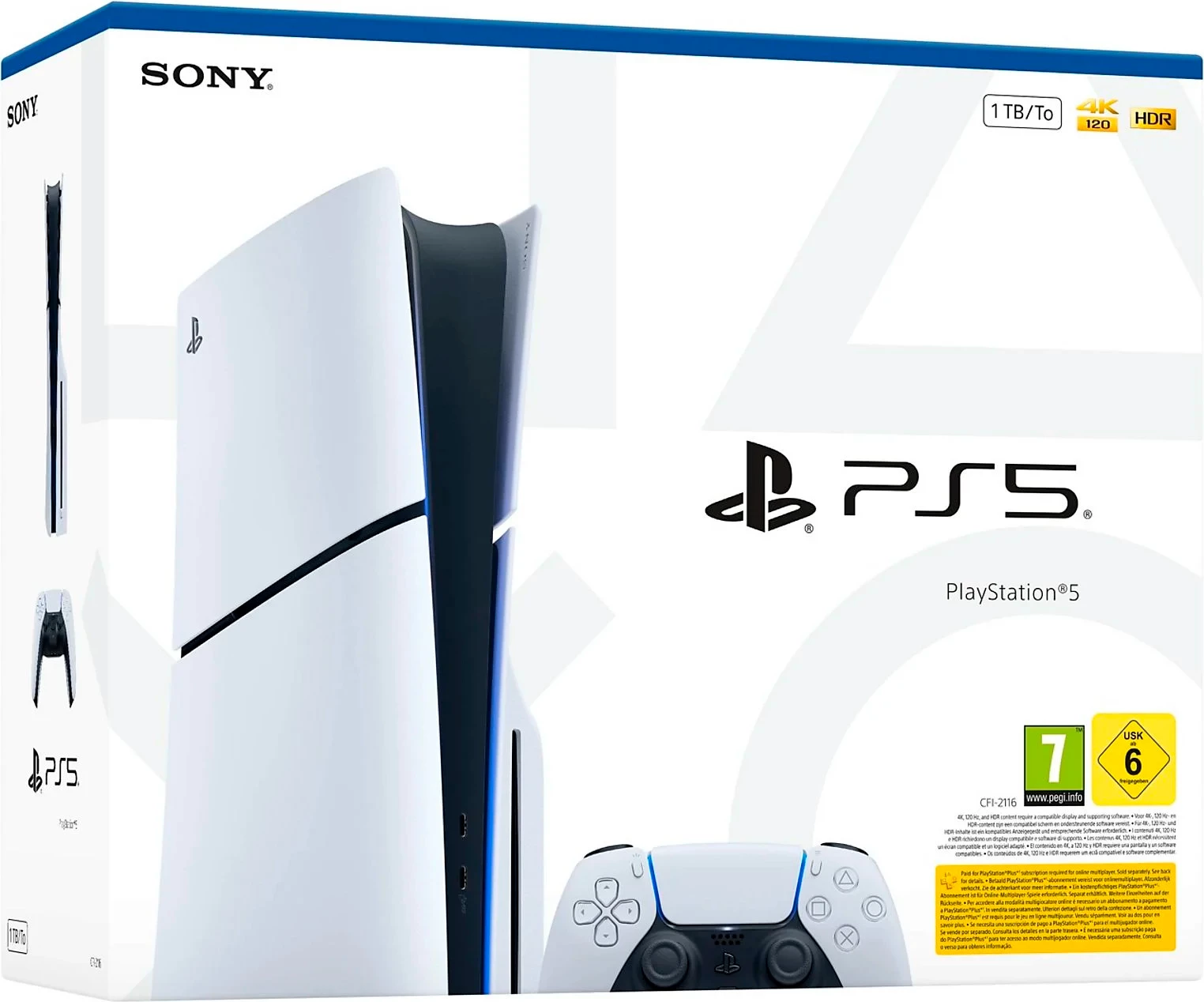 Konsolë Sony PS5 Standard Edition 1TB E Chassis bardhë