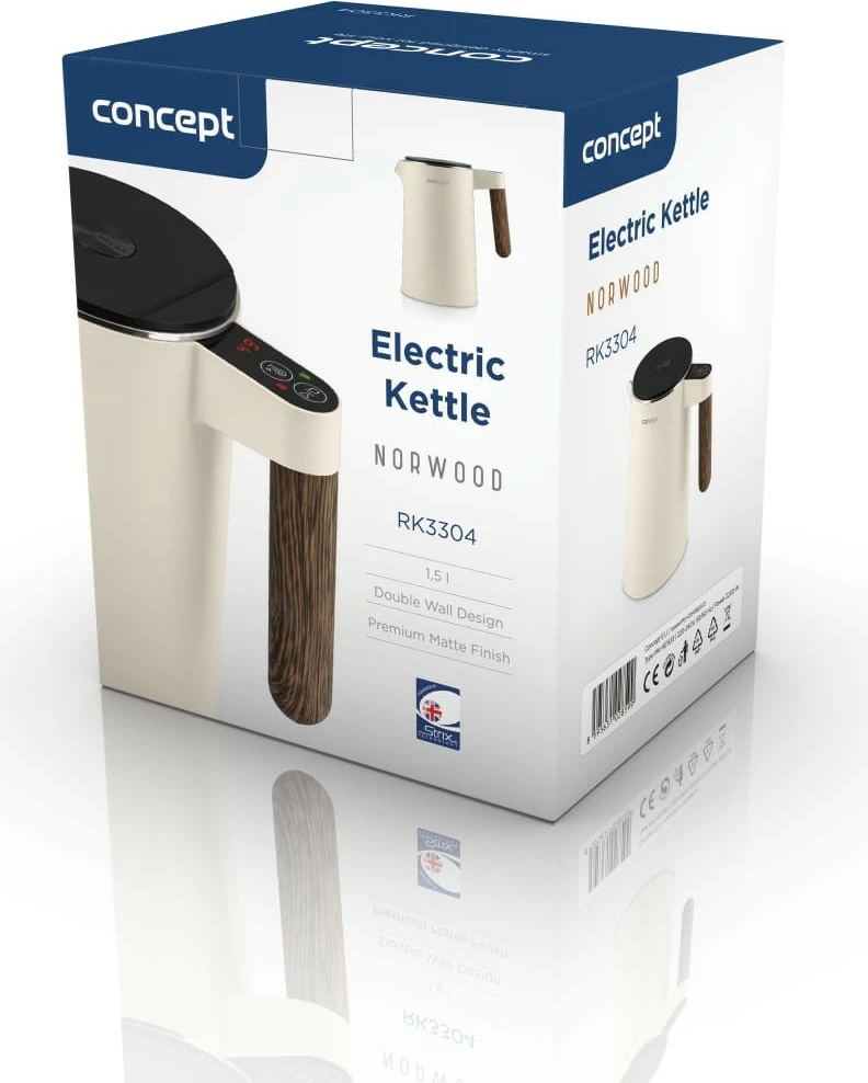 Ibrik elektrik Concept RK3304 Norwood 1.5L, vanilje