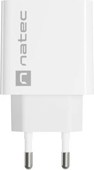 Karikues muri Natec Ribera, 1x USB-A, 18W, Bardhë