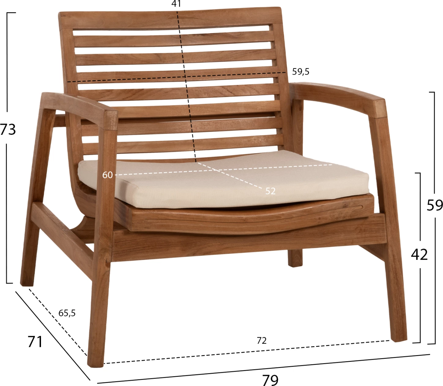 Set ulëse për kopsht DOVER FH9624, 4 pjesë, dru/i bardhë